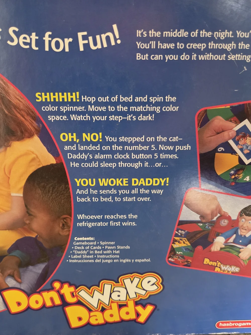 Don't Wake Daddy Board Game Hasbro Kids & Family 100% COMPLETE 2011 Preschool 3+